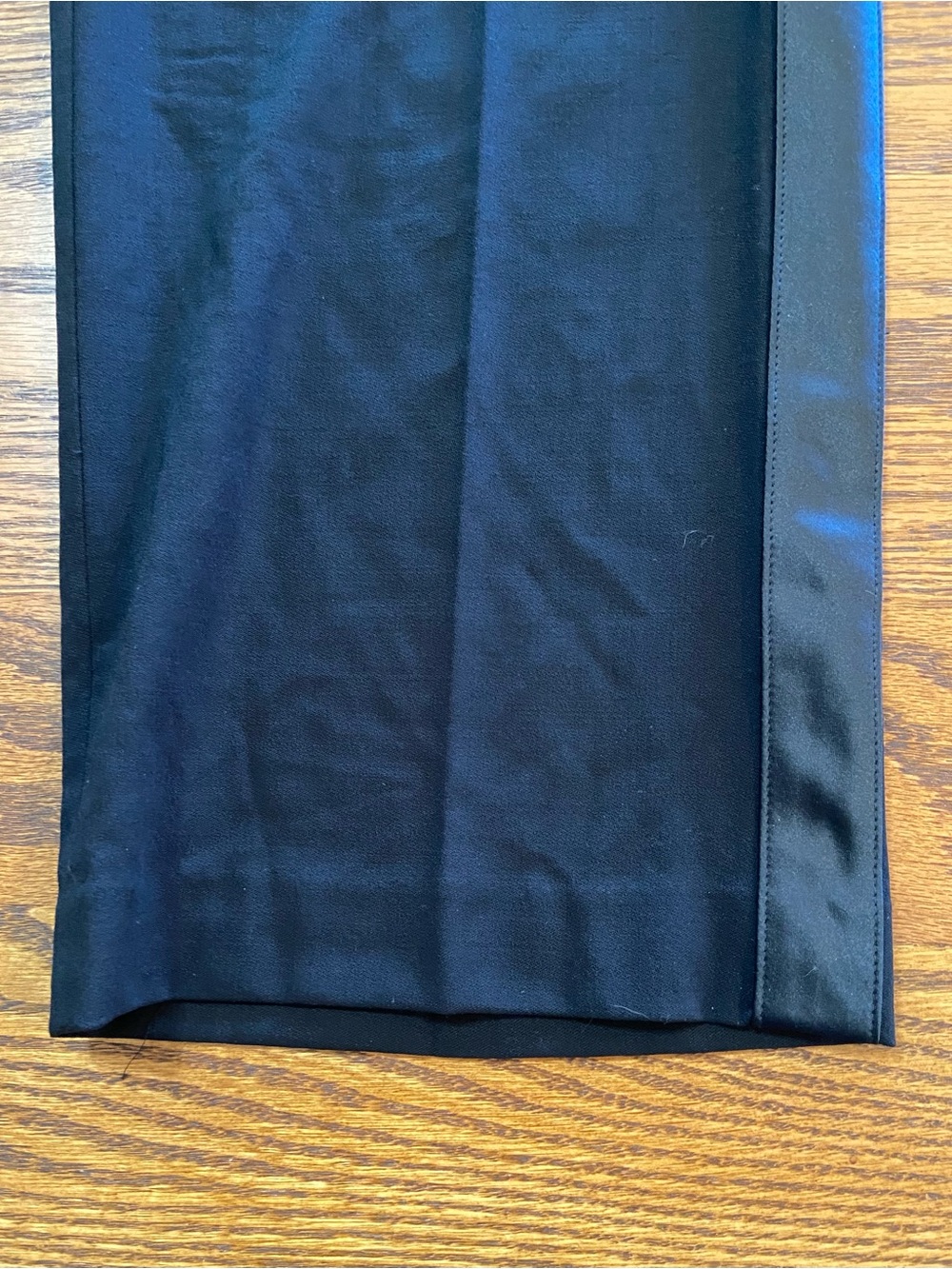 NWT Black Label Lauren Ralph Lauren Black Satin Stripe Pants Size 18W. - Picture 3 of 8